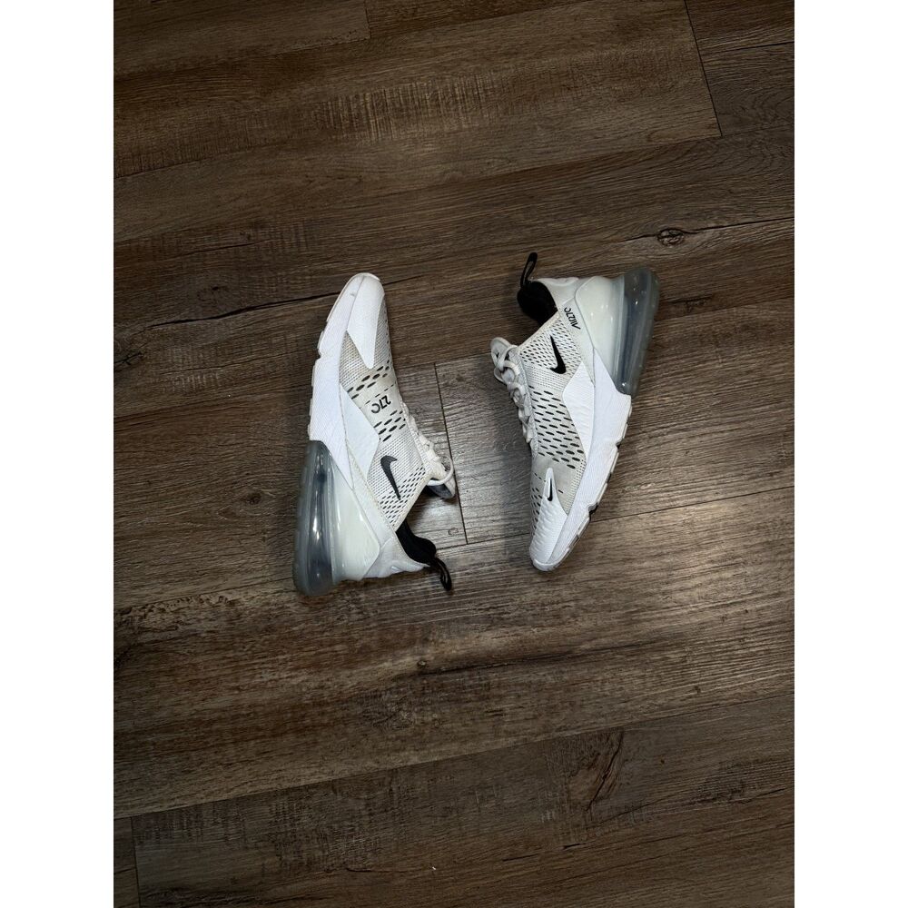 Nike Air Max 270 Women's White Sneakers Size 8.5 AH6789-100 Running Lifestyle